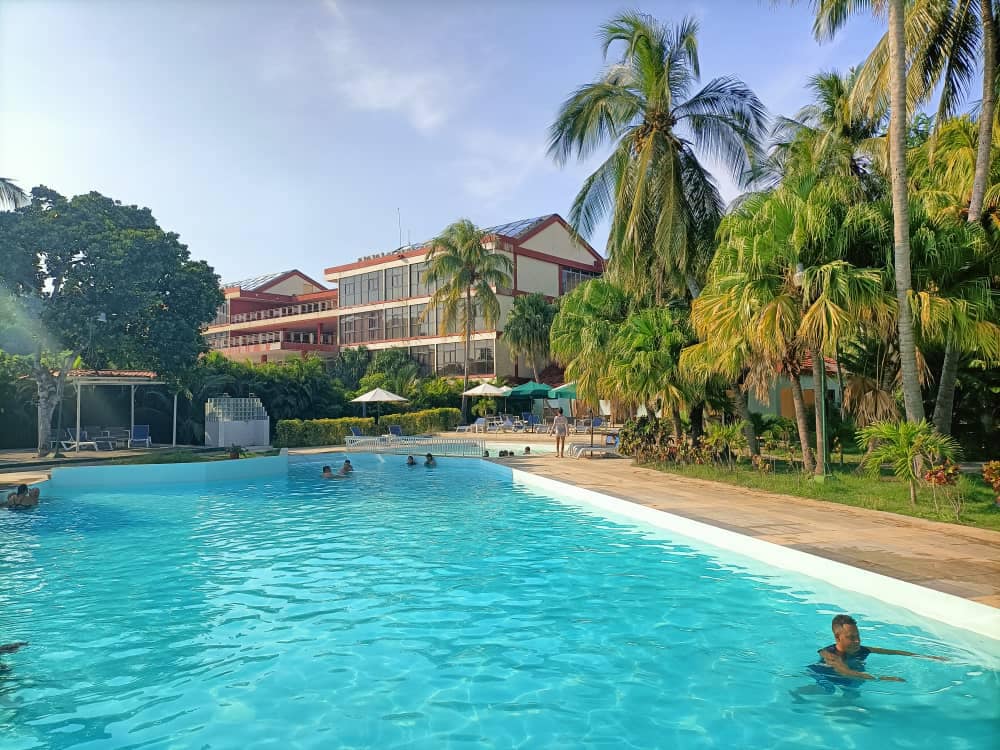 Bello Caribe pools and gardens within the compound